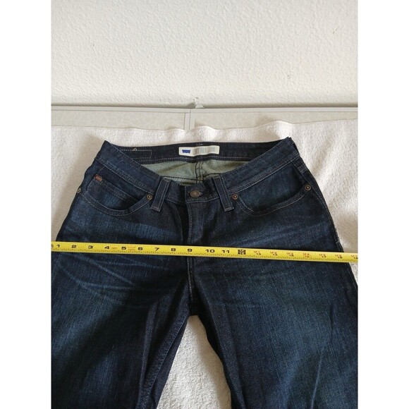 Levi's Bold Curve Jeans Women's 11 S/C Low Rise Skinny Stretch Dark Wash Blue - Picture 8 of 12